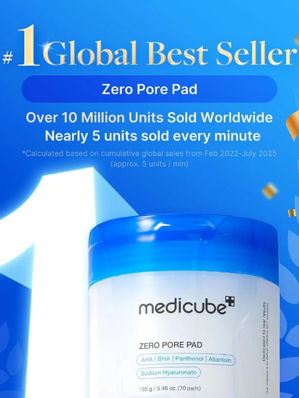 medicube Toner Pads Zero Pore Pad 2.0 for Exfoliation and Pore Care
